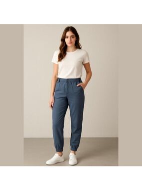 MASSIMO DUTTI | joggers Loungewear Pants Blue Sz S